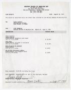 1995 Whitney Artwork Loan Receipt