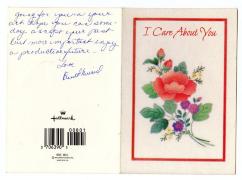 Letter to Greer Lankton from Aunt Muriel