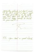 c.1993 Letters to Greer Lankton from Regan