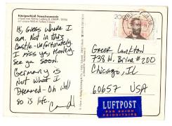 1994 Letters to Greer Lankton from Candi